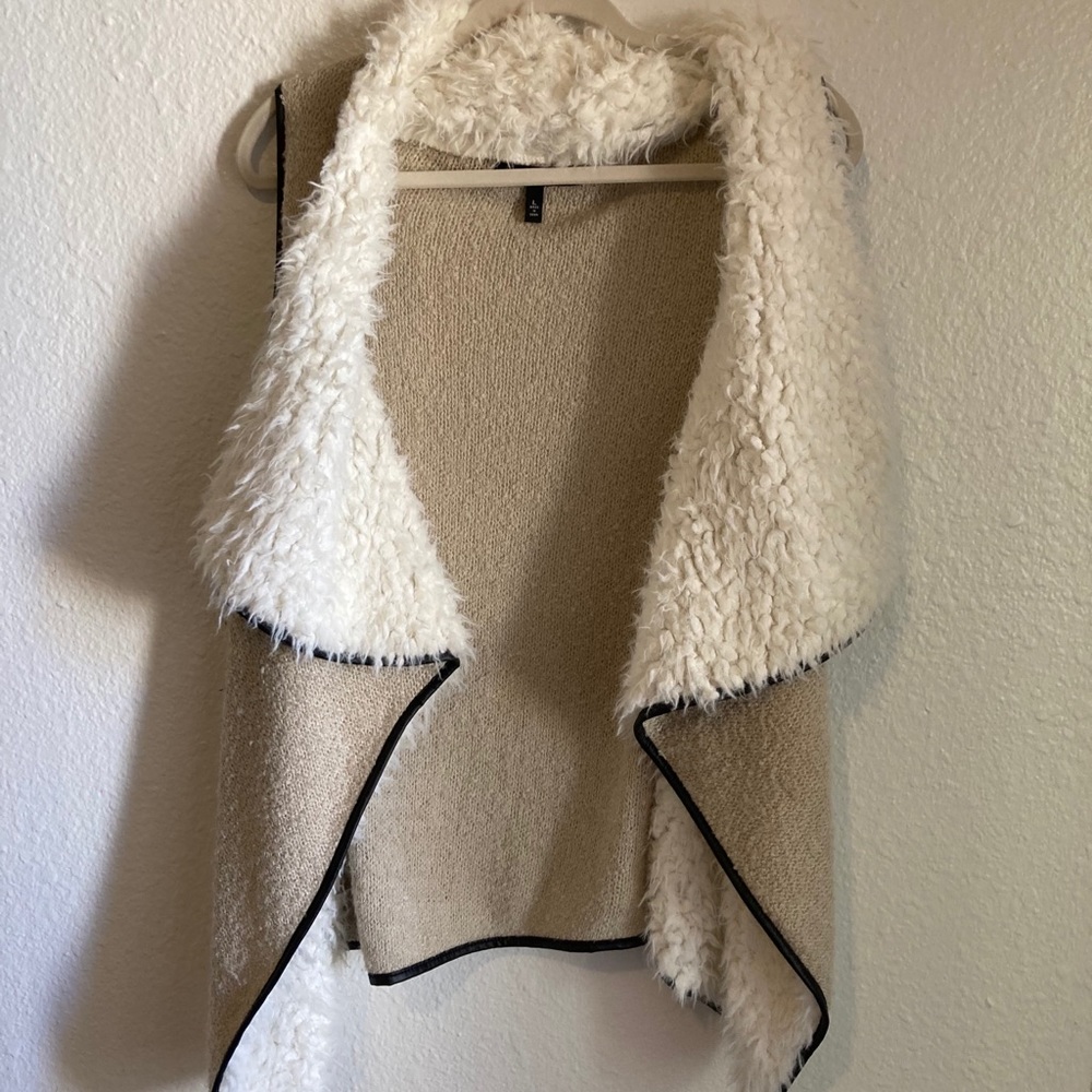 Furry top coat